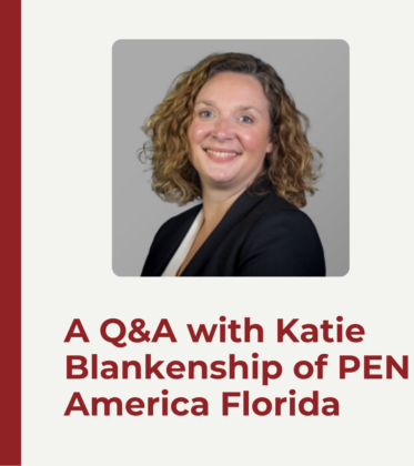 A Q&A with Katie Blankenship of Pen America Florida