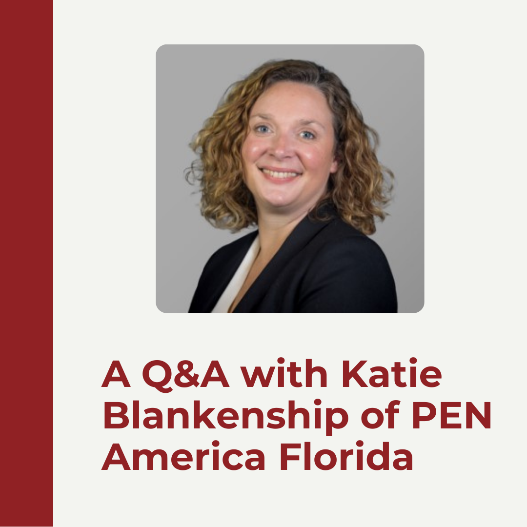 A Q&A with Katie Blankenship of Pen America Florida